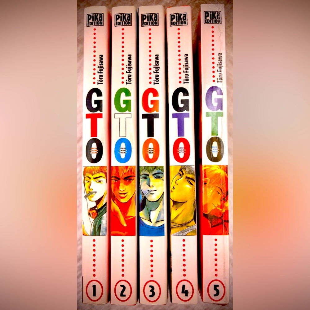 GTO Great Teacher Onizuka Manga French Français Rare Vol 1-5